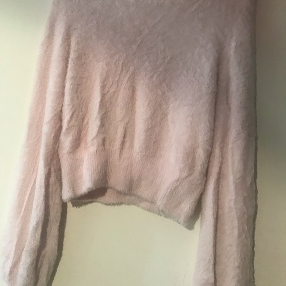 Sunday Best beautiful blush pink comfortable sweater size M - Picture 4 of 7